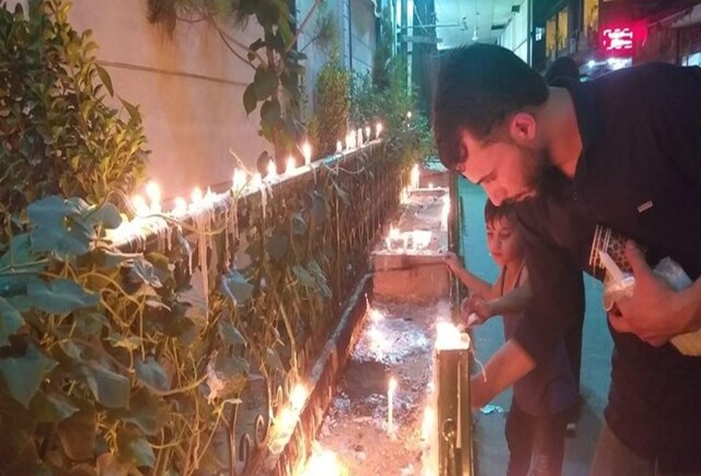 مراسم شب وحشت در حرم حضرت رقیه(س)